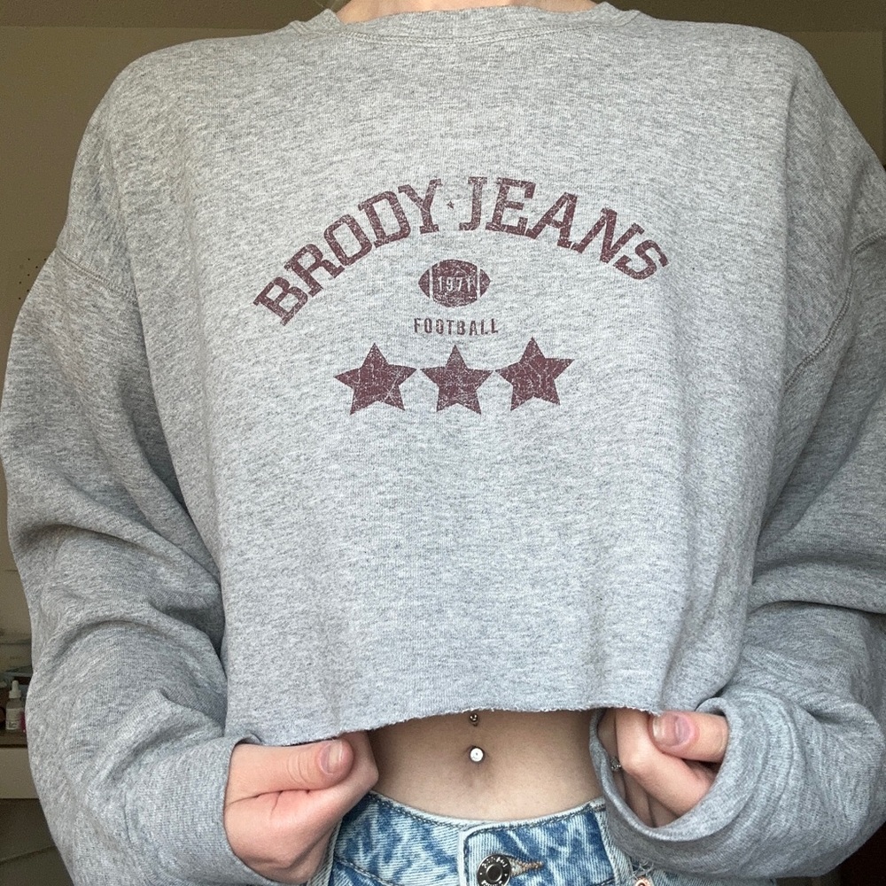 Vintage cropped sweatshirt